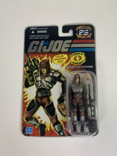 2007 Hasbro G.I.Joe Master Of Disguise Zartan Cobra 25th Anniversary NEW Sealed 