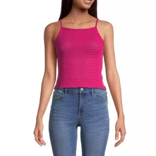 a.n.a Womens Square Neck Sleeveless Tank Top Petite Size XL