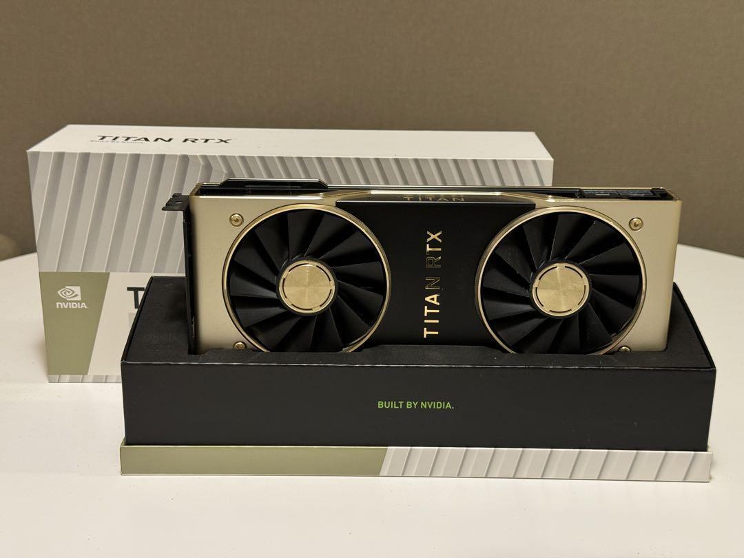NVIDIA TITAN RTX Graphics Card 24GB GDDR6 with Boxed Used JP NVIDIA TITAN RTX Graphics Card 24GB GDDR6 with Boxed Used JP
