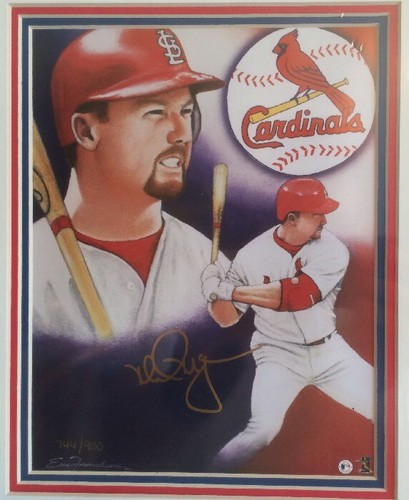 Mark McGwire Highland Mint Framed Lithograph & Coin - Sealed St Louis Cardinals - Picture 5 of 6
