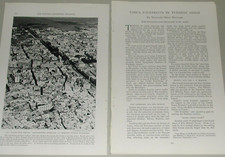 Article magazine TUNISIE 1937, avant la Seconde Guerre mondiale, histoire, Afrique du Nord