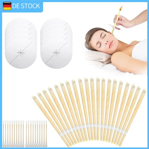 20x Ohrkerzen aus Bienenwachs mit Filter Ohrenkerzen Reinigung Ear Candle Duft - Bild 9 von 10
