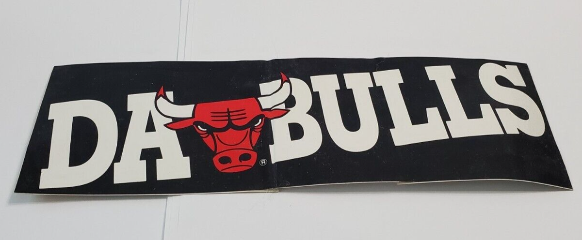 Vintage Chicago Bulls vintage-chicago-bulls-da-bulls-bumper-sticker-8-75-x-3-ebay