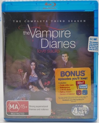 Vampire Sampler Vampire Diaries : Season 3 | Includes TV Sampler (Blu-ray, 2012 ...