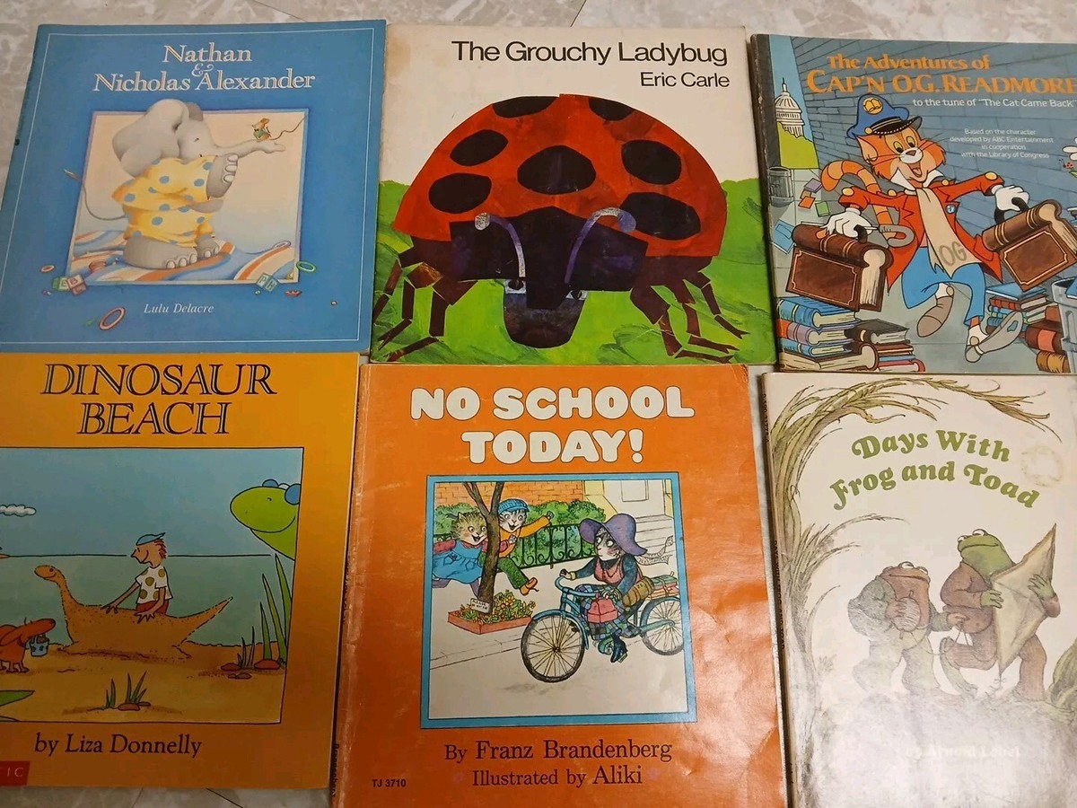 Scholastic Book Lot (6) Great Vintage Educational Children Books