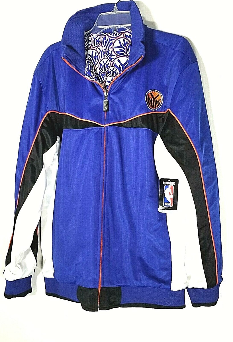 UNK New York Knicks Reversible Mens Jacket XL Blue White Orange  
