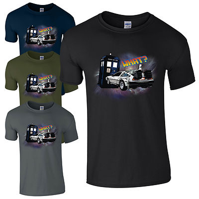 Goodie Two Sleeves DeLorean T-Shirt - Men's T-Shirts In Black