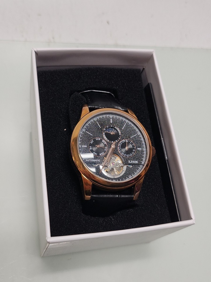 LIGE Automatic Tourbillon Watch - N8-1 | eBay