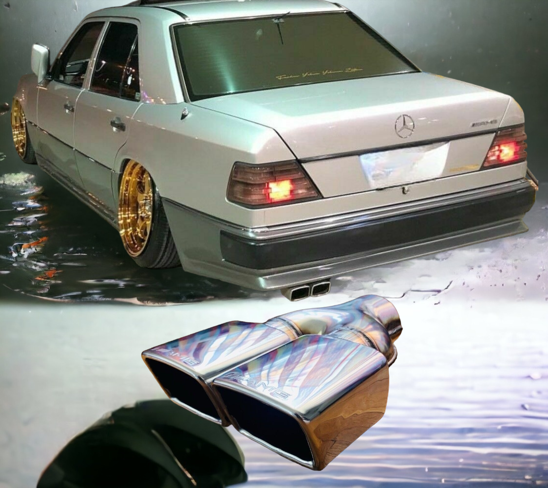 For MERCEDES EXHAUST tips w124 w201 w202 w203 e500 w210 w126 c126