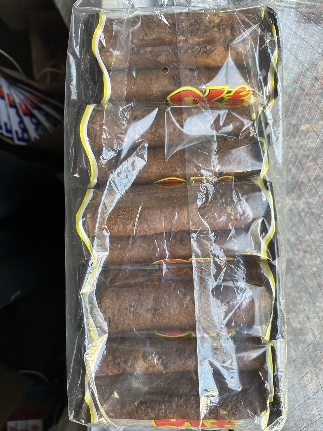 Fuchan Fugashi candy made from wheat gluten with honey 10 sticks x 5