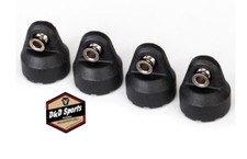 Traxxas 8361 - Shock Caps, Black, Hollow Balls, Assembled