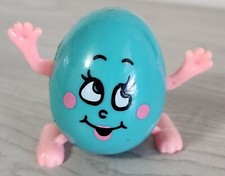 Wind Up Blue Easter Egg Feet Non Working Condition NW1