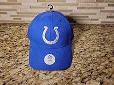 Indianapolis Colts Hat Cap New Adjustable Football Strapback Blue One Size mens