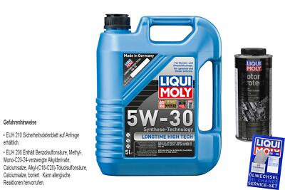 5L Liqui Moly Longtime High Tech 5W-30 Motoröl MotorProtect Öl-Additiv
