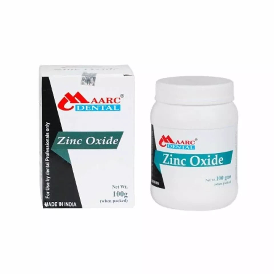 Maarc Zinc Ar senic Free, Pure Zinc Oxide Powder for Temporary Dental