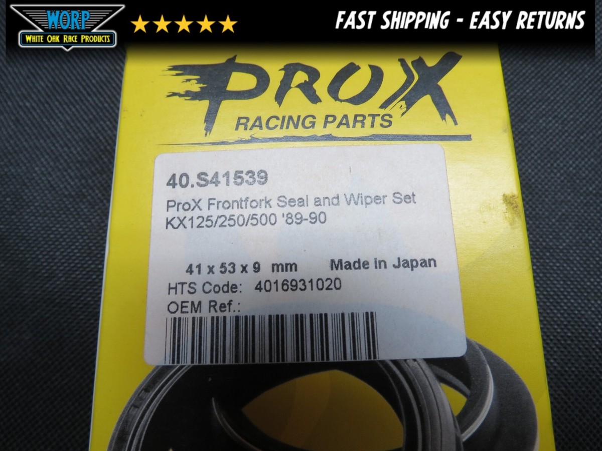 4153　こちらは専用です 40.S41539 PRO X JAPAN FORK SEALS FOR KAWASAKI KX 125 250 500 1989