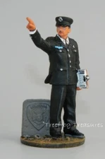 BOM071 Firefighter, Bohemia New York 2003  Del Prado Metal Miniature Firefighter