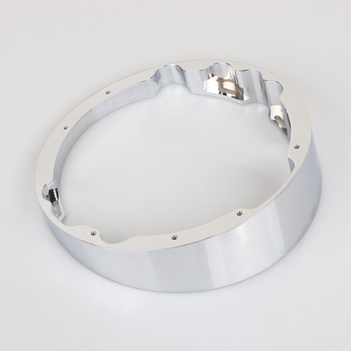 7" Chrome Raked Headlight Bezel For Harley Electra Street Road Glide King FLHTCU - Picture 8 of 15