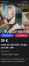 Stock 65 dischi in vinile 45 giri
