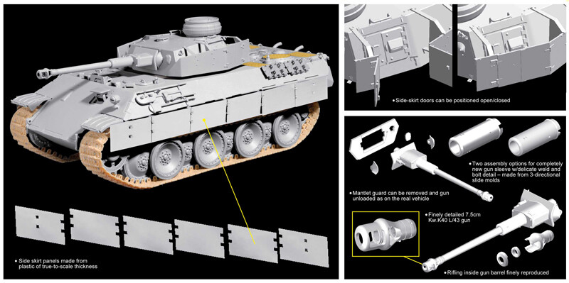 Berge-panther Mit Aufgesetztem Pz.kpfw.IV Turm Als