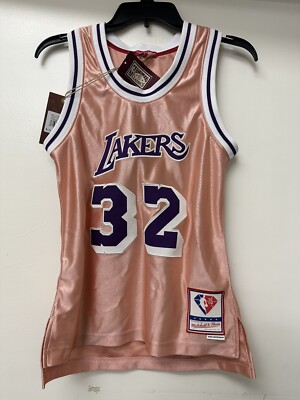 Mitchell & Ness NBA W 75th Rose Gold Swingman Jersey Lakers 1984