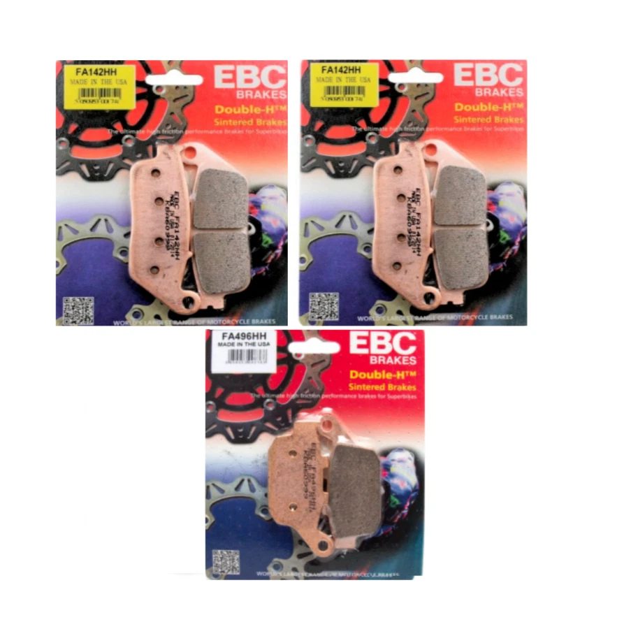 Se adapta a las pastillas de freno delanteras y traseras sinterizadas para Honda CB 650 F/CBR 650 F 2014 - EBC 2020 Foto 4 de 4