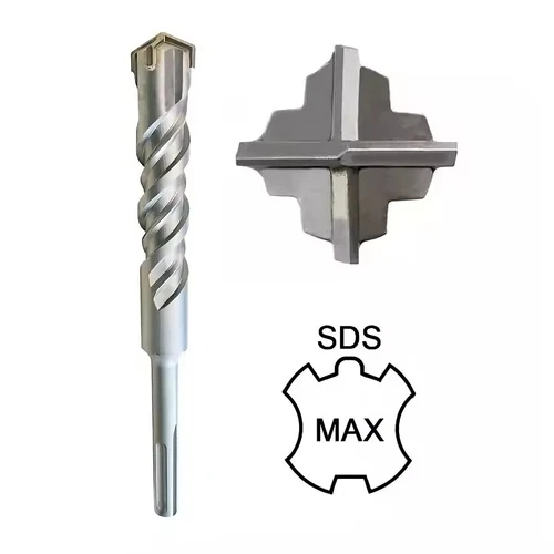 SDS MAX drill masonry drill 4 cutting long concrete breakthrough drill 280-10...