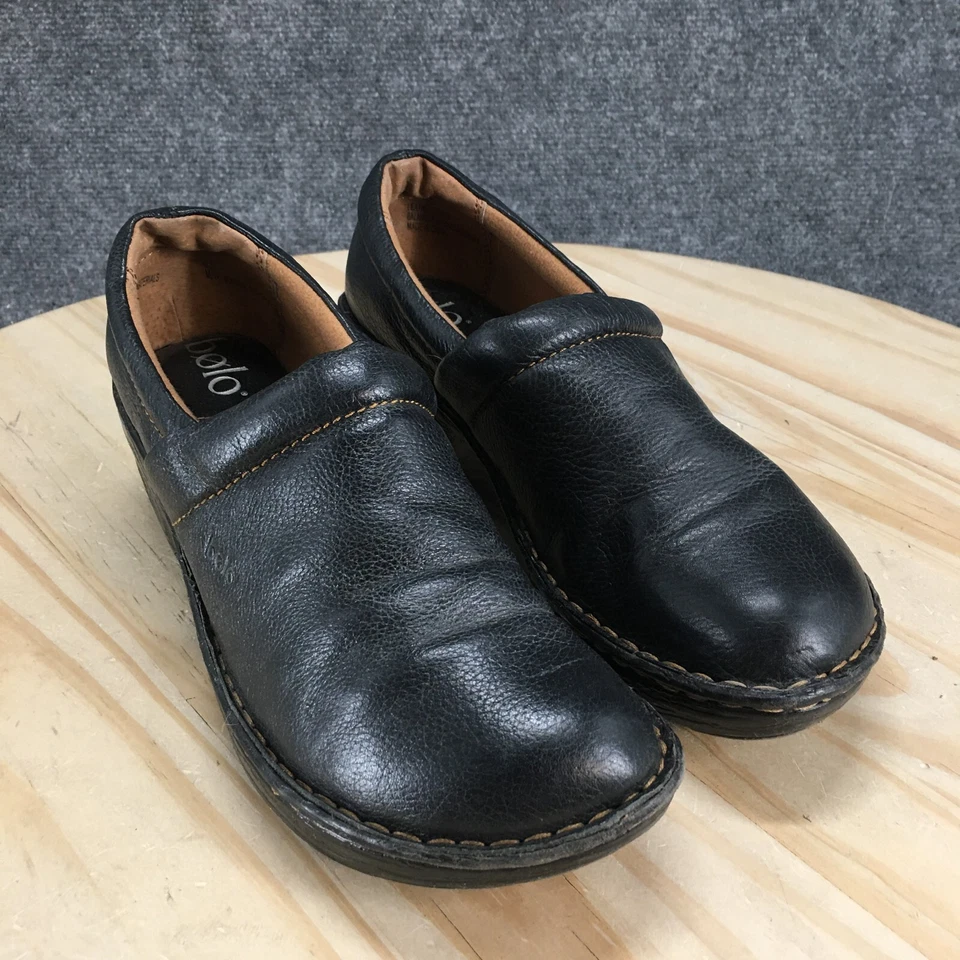 Sapatos Bolo Feminino 6.5 Tamancos Couro Marrom Salto Cunha Casual J00603 - Imagem 3 de 4