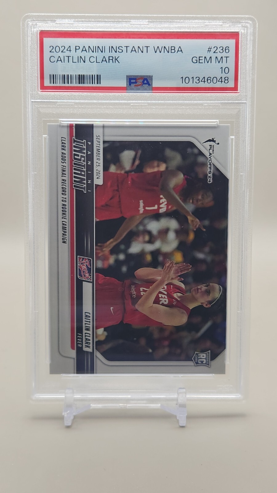 2024 Panini Instant WNBA Caitlin Clark #236 - PSA 10 GEM MT ROOKIE