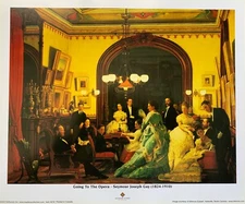 Seymour Joseph Guy GOING TO THE OPERA Biltmore Estate Lithograph Art Print
