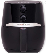 Black+Decker Air Fryer 4-in-1 Oven, 4.3L Manual Black, 30 MINUTE TIMER WITH AUTO