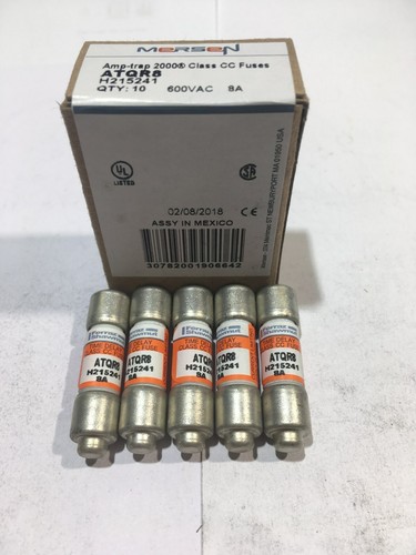 Ferraz Shawmut Mersen ATQR8 ATQR 8A Zeitverzögerung H215241 Sicherung JPSF604 - Bild 4 von 5