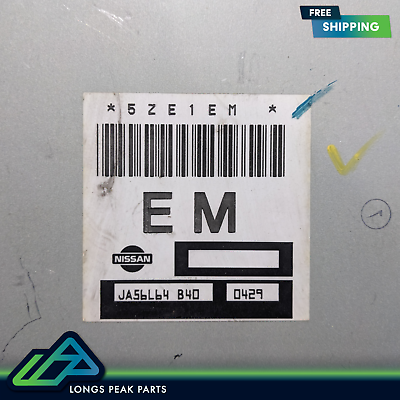 2001 Nissan Sentra 1.8L AT Engine Control Module ECU PCM 2001 Nissan Sentra 1.8L AT Engine Control Module ECU PCM