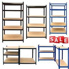 5-Shelf Steel Freestanding Shelves Garage Shelving Units Storage Rack Heavy Duty