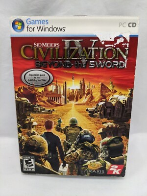 Sid Meier's Civilization PCゲーム 初代 FD4枚組 Sid Meiers Civilization IV Beyond The Sword Expansion Pack PC Game