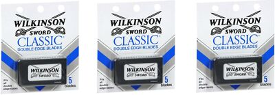 Wilkinson Sword Classic Double Edge Blades 5ct (3 Pack)