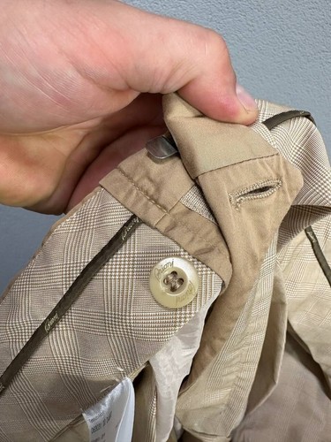 Brioni Pantalones Hombre Talla 55/W 36 Hecho en Italia - Imagen 13 de 13