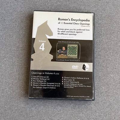 ROMAN'S LAB - VOLUME 40 - Encyclopedia of Chess Openings - Chess DVD | eBay