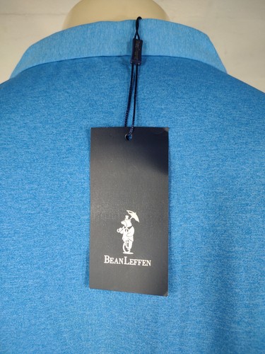 NWT Bean Leffen blue short sleeve polo golf shirt mens XXL 2XL - Picture 5 of 11
