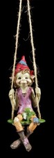 Pixie Figur - Schaukeln macht spaß - Anthony Fisher Kobold Deko Fantasy