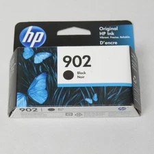 HP 902 Ink Cartridge Black Printer Office Business OEM Genuine NEW Jan 2022