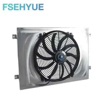 For 1966-1979 Ford F100 F150 F250 F350 Bronco Custom V8 Radiator Shroud + Fan