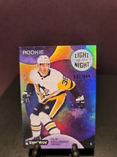 2022-23 Upper Deck Synergy Light Up The Night Filip Hallander RC #LNR-FH 431/699