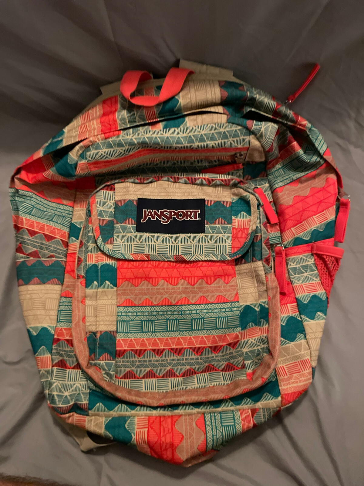JANSPORT DIGIBREAK AZTEC BOHO Backpack. Turquoise, Ta… Gem