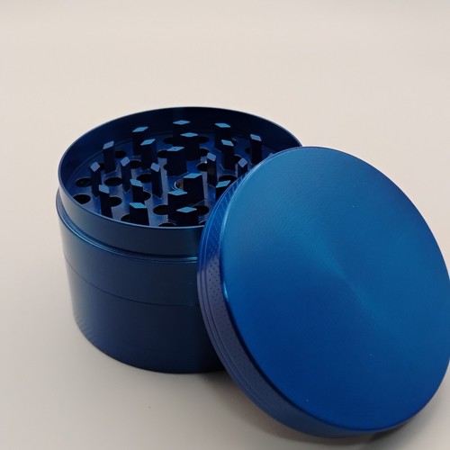 Tobacco Herb BLUE Pre Roll 2.5" Grinder 4 Layer Muller Grinder Metal - Picture 3 of 12