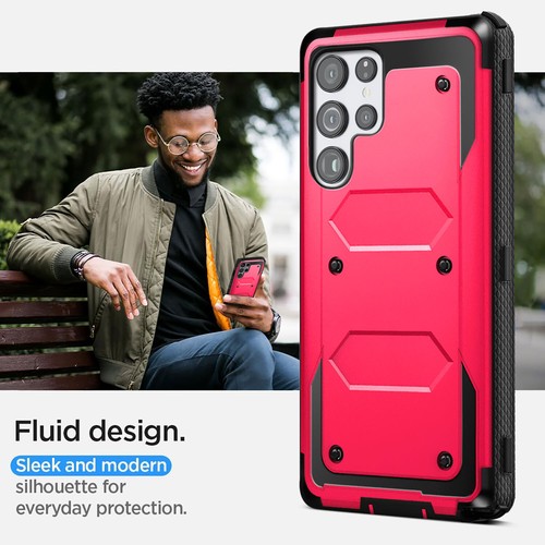 For Samsung Galaxy S22+/S22 Ultra 5G Case Shockproof Rugged Cover Tempered Glass - Photo 6 sur 97