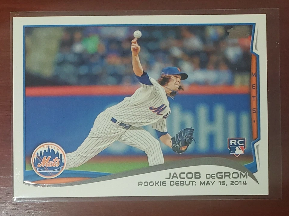 🔥 2014 ROY Topps Update RC Debut Chrome, Gold Red 4 Card Lot Jacob DeGrom Mets  - Image 3 of 4