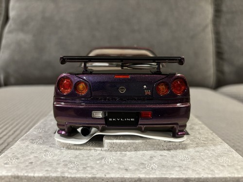 1/18 MotorHelix Nissan Skyline R34 GT-R Nismo Midnight Purple Diecast Limited - Picture 19 of 24