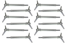 Bandit 4136 (12-Pack), Chrome Valve Cover Bolt KIt, Y Top, 1/4"-20 for Chevy V8