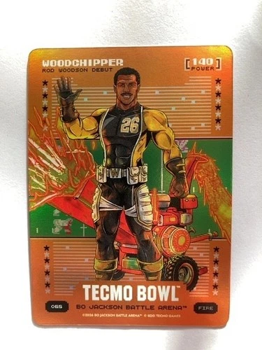 2026 Bo Jackson Battle Arena Woodchipper (Rod Woodson) Fire Orange Battlefoil